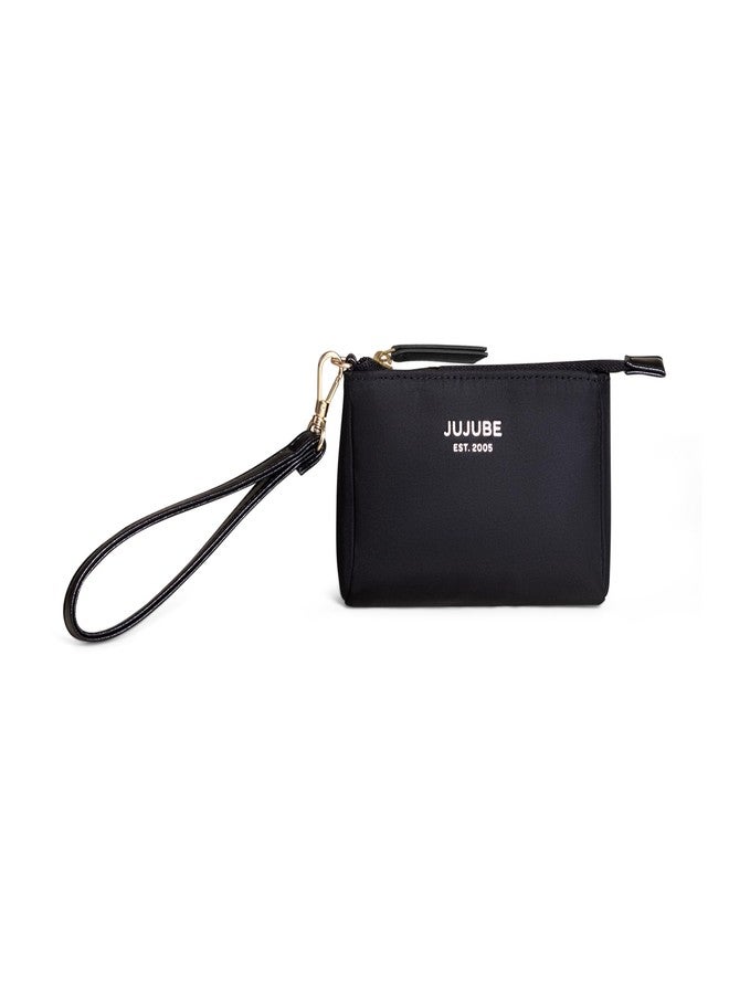 JuJuBe New 3-Piece Pouch Set, Diaper Bag Organizing Pouches, Convertible to Small Purse with Crossbody Strap, Zipper Cosmetic or Makeup Pouch, Large, Medium, and Small, Black, Mother's Day Gift - Image 5